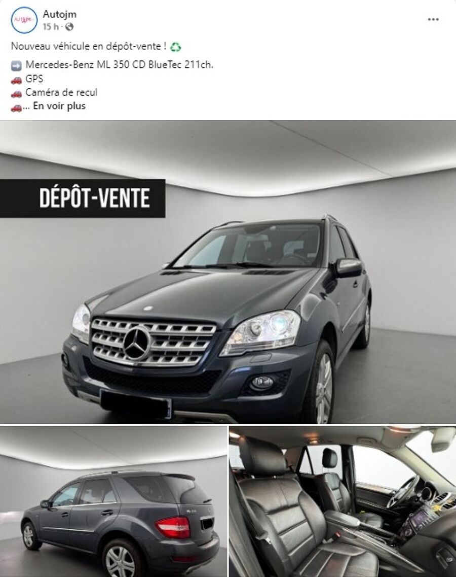 depot vente facebook autojm
